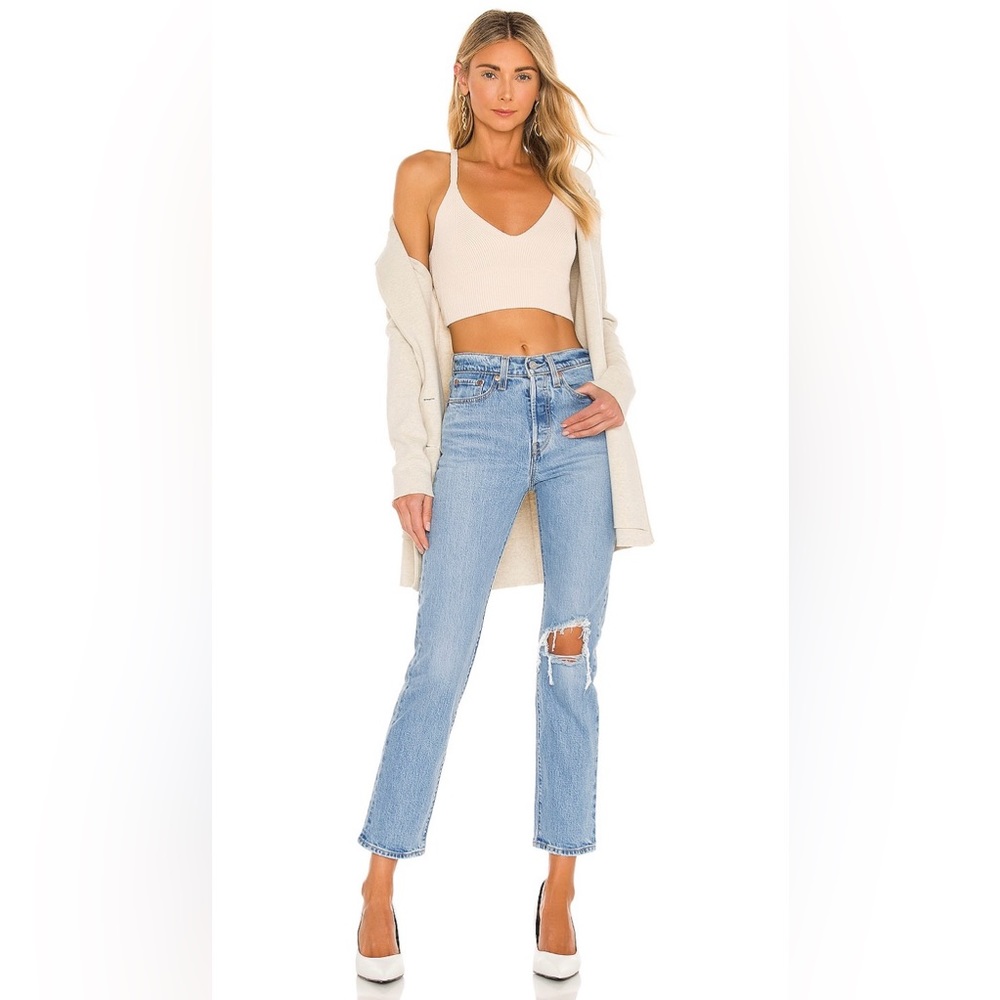 Levi’s- Wedgie Straight Ankle in Tango Fray